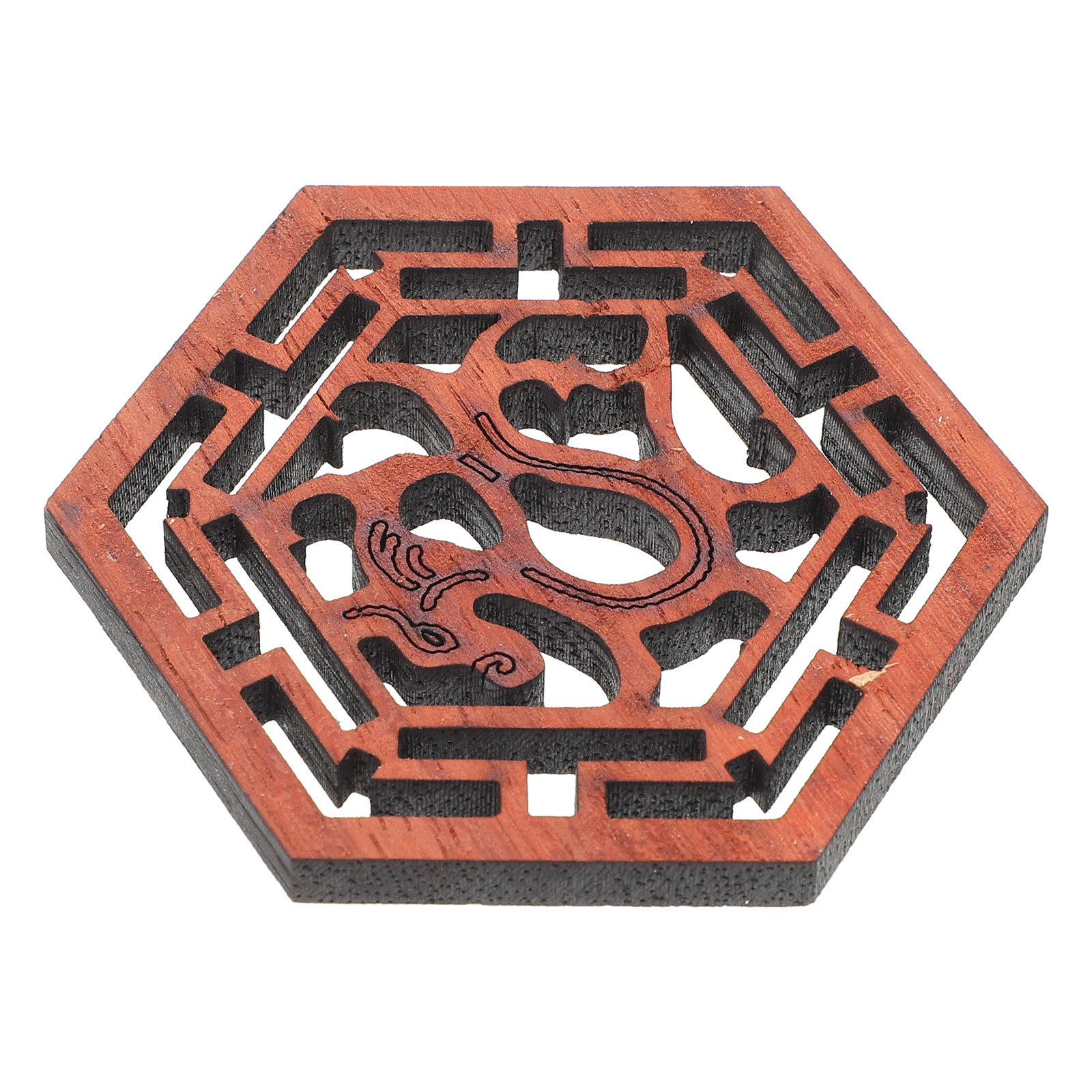 Erhu Violin Chinese - Rosewood Hexagonal Erhu Sound Windows Dragon