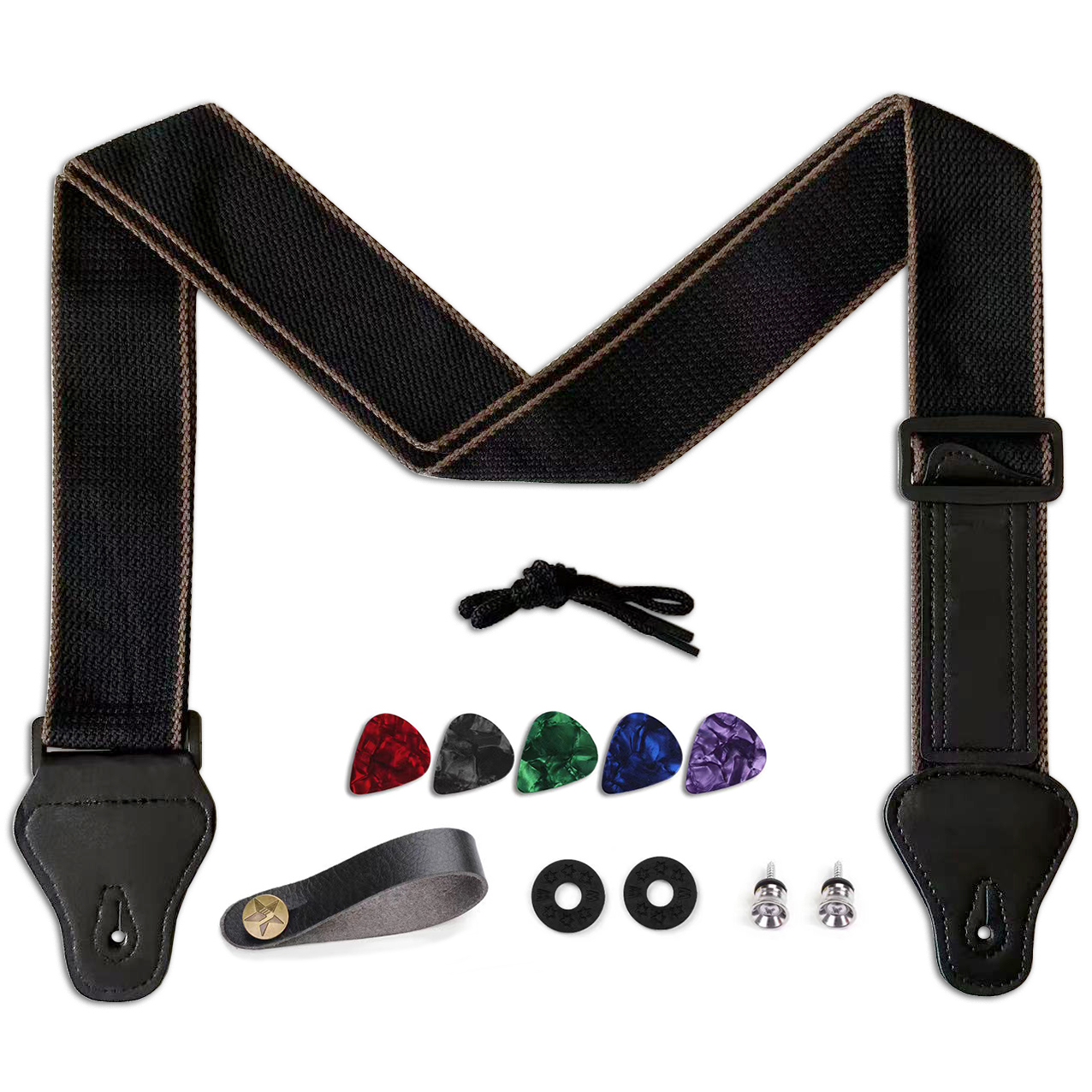 Musical Instrument Sounds - 11Pcs Guitar Strap for Acoustic /