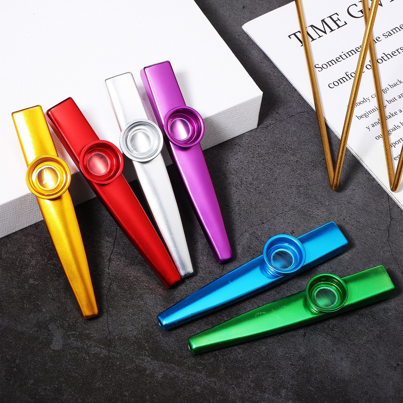 Musical Instrument Kazoo - 6Pcs Kazoo Set Beginner Kazoos for