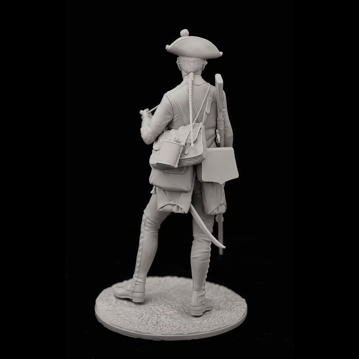Bagpipe Practice Chanter - 54MM Resin Unpainted Model Kit, Military