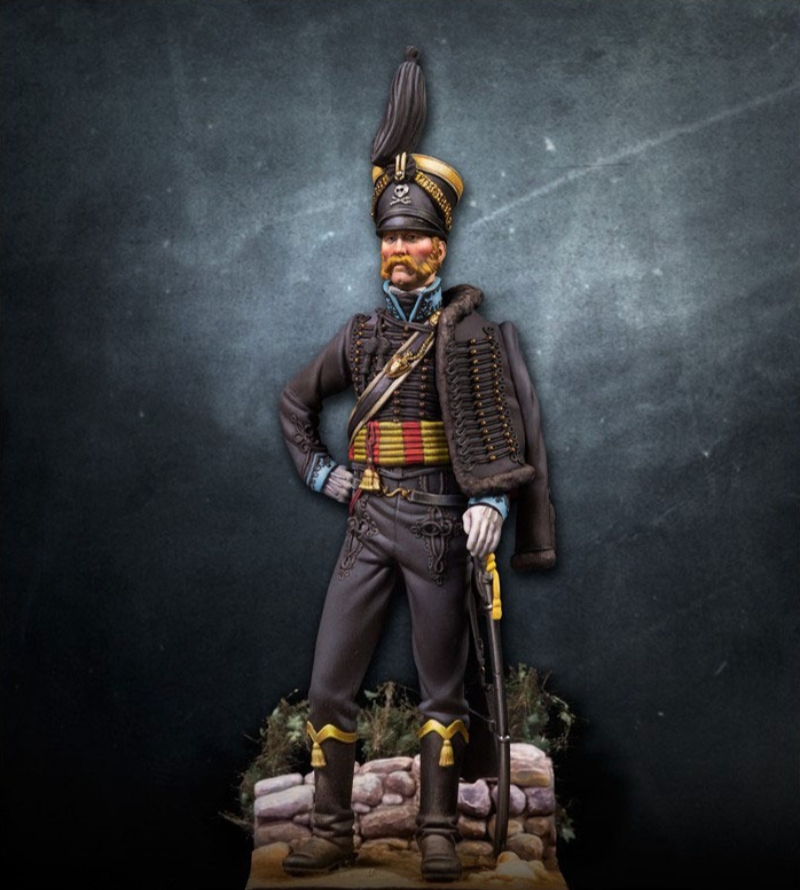 Bagpipe Practice Chanter - 1/24 Scale 75mm Die-Cast Resin Figure