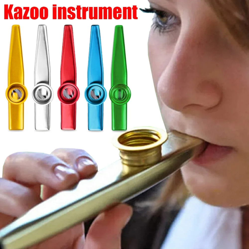 Musical Instrument Kazoo - 1 Pcs Metal Kazoo Suitable For