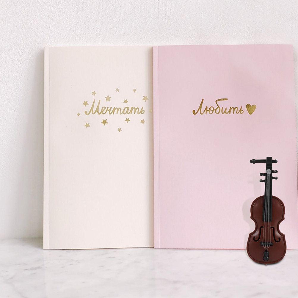 Musical Instrument Xmas Ornaments - 15Sets Mini Violin Decorations Elegant Design