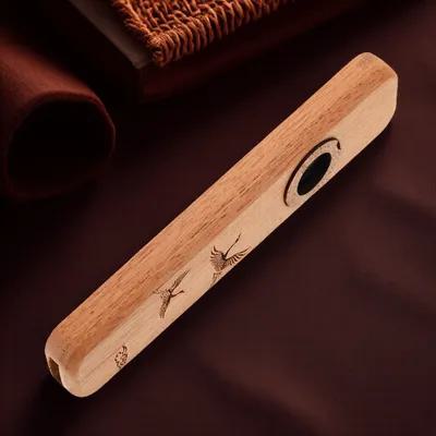 Musical Instrument Kazoo - Black Walnut Wood Kazoo for Adults