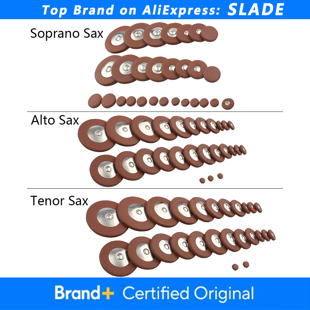 Musical Instrument Saxophone - SLADE Saxophone Pads Alto/Tenor/Soprano Sax Button