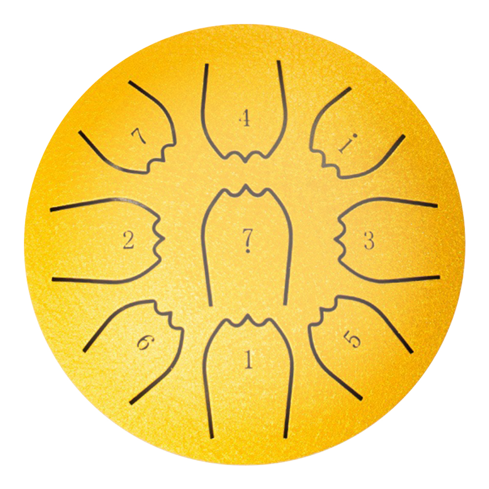 Tongue Drum Steel - Rain Drum 4 Inch 9 Notes