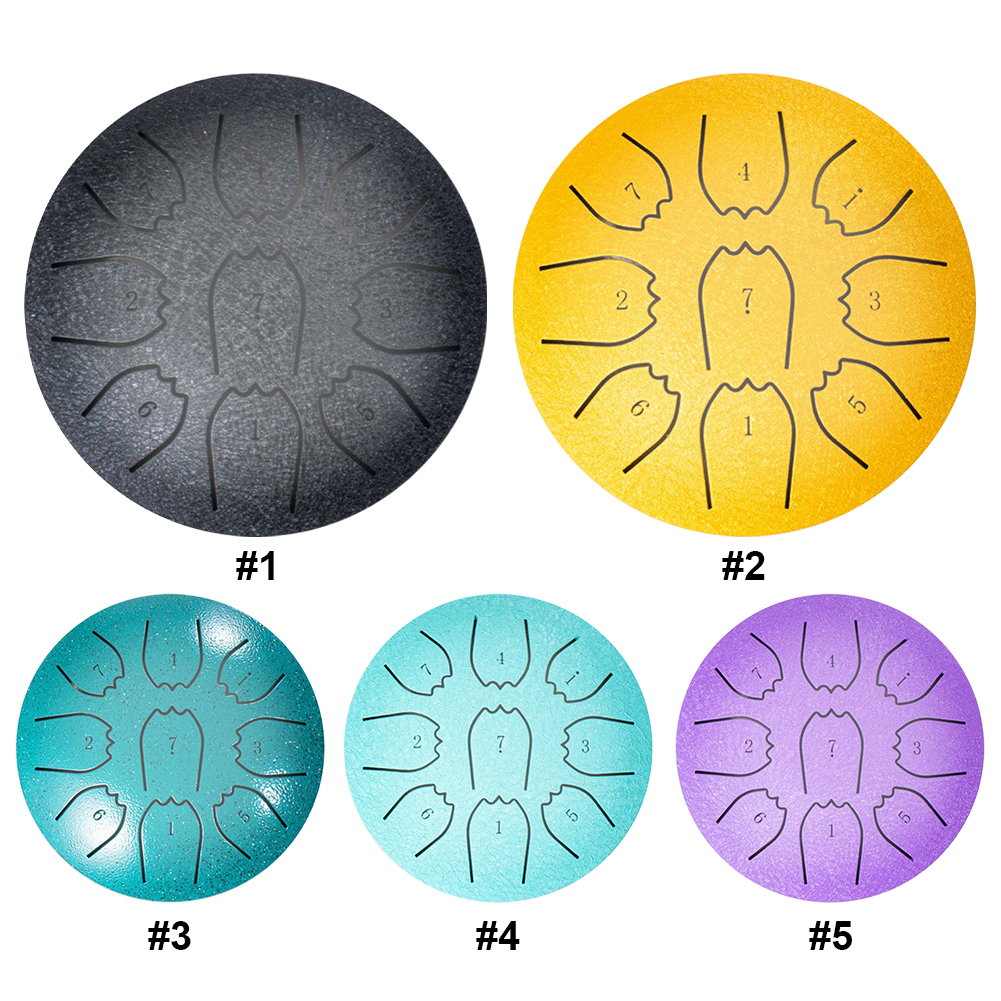 Tongue Drum Steel - Rain Drum 4 Inch 9 Notes