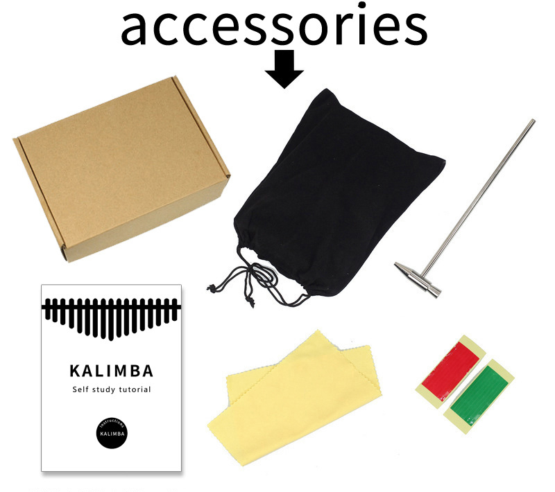 Colorful 21 Key Kalimba Kids C - đánh giá và giá A Musical Instrument With Keys