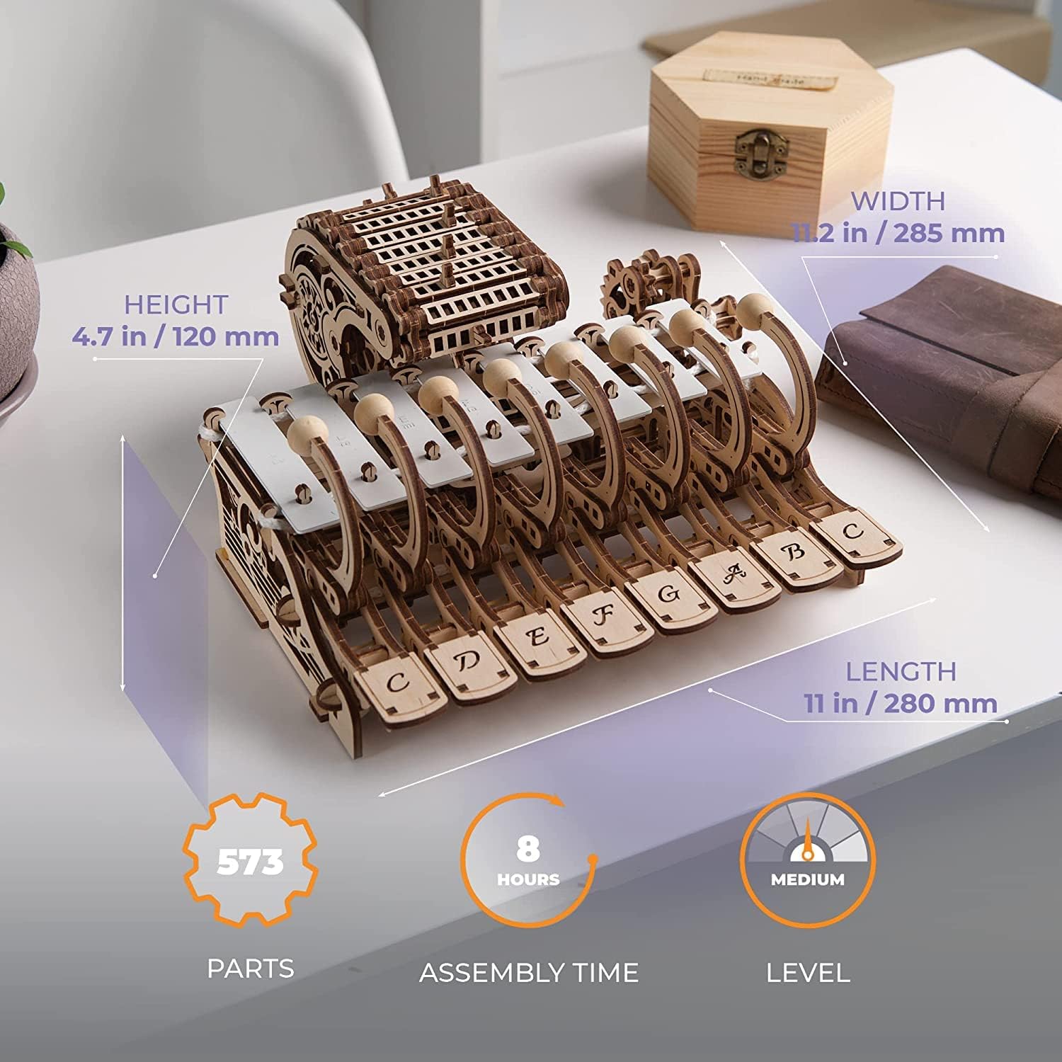 Celesta 3D Mechanical Puzzle - - đánh giá và giá Celesta Musical Instrument