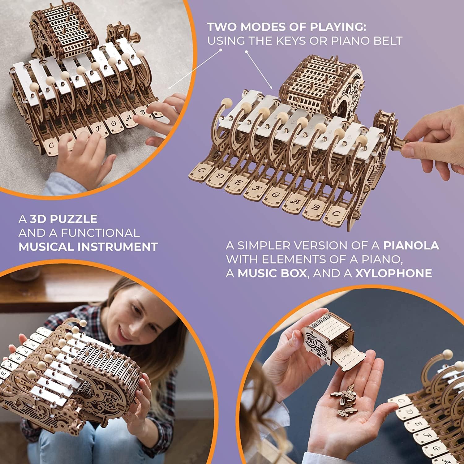 Celesta 3D Mechanical Puzzle - - đánh giá và giá Celesta Musical Instrument