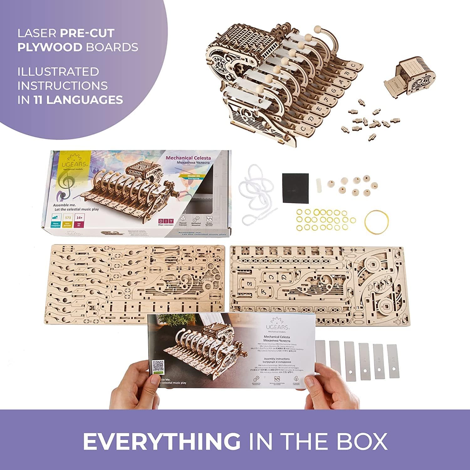 Celesta 3D Mechanical Puzzle - - đánh giá và giá Celesta Musical Instrument