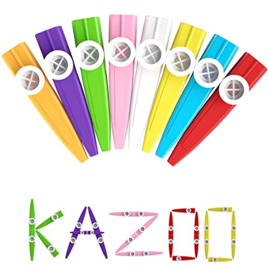 120 pcs 8 Colors Plastic Kazoo - đánh giá và giá Musical Instrument Kazoo