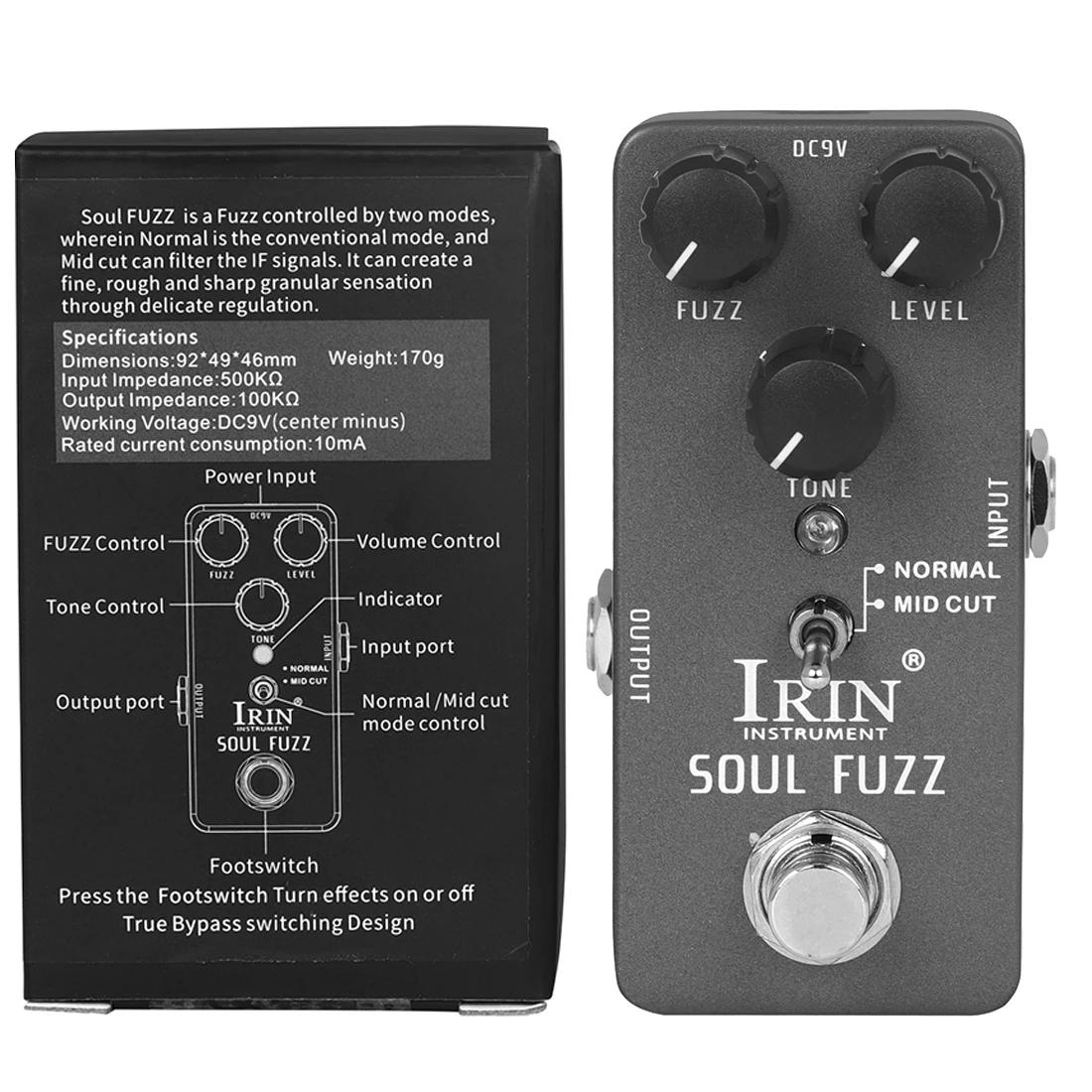 IRIN RS-11 Soul Fuzz Guitar Ef - đánh giá và giá Celesta Musical Instrument