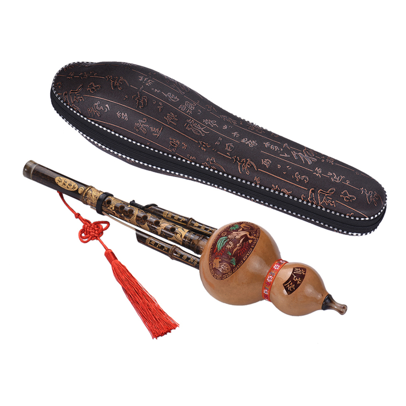 Chinese Handmade Black Bamboo  - đánh giá và giá Musical Instrument Lute