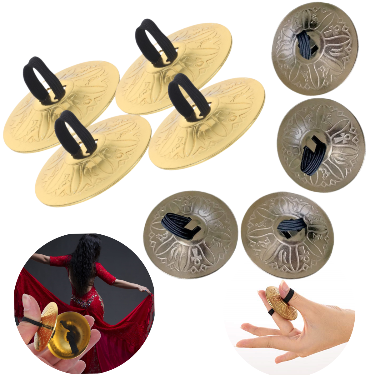 Miwayer 4PCS Mini Copper Finge - đánh giá và giá Musical Instrument Lute