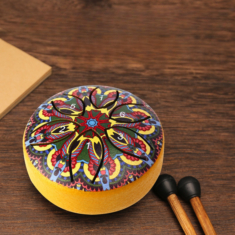 3 Inch Tongue Drum 6 Tone Mini - đánh giá và giá Tongue Drum Steel