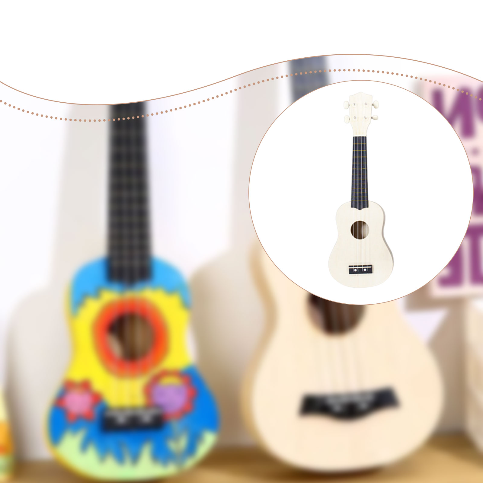 21 inch DIY Ukulele Guitar Kit - đánh giá và giá Musical Instrument Diy For Kids