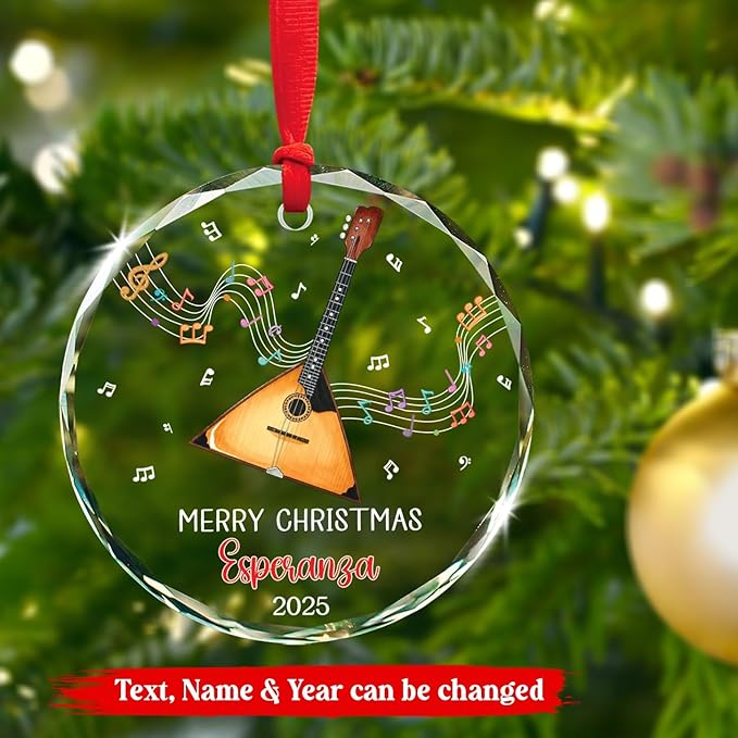 Balalaika Glass Ornament Chris - đánh giá và giá Musical Instrument Xmas Ornaments