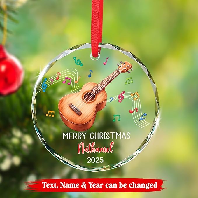 Ukulele Musical Instrument Gla - đánh giá và giá Musical Instrument Xmas Ornaments