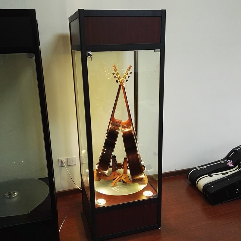 Guitar glass display cabinet p - đánh giá và giá Musical Instrument Glass