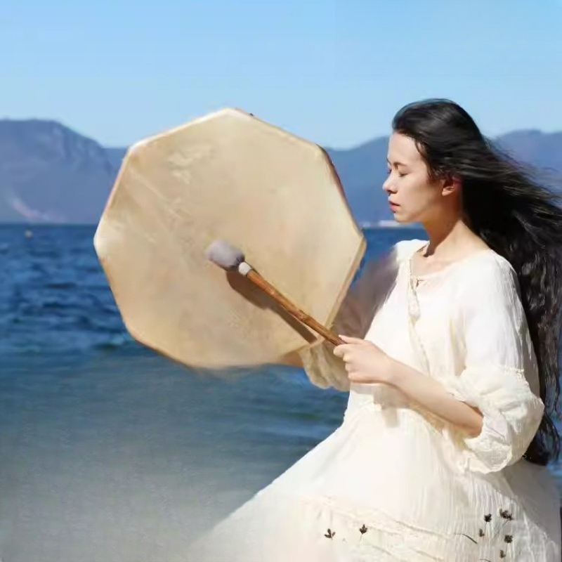 Goatskin Therapy Sound Drum In - đánh giá và giá Frame Drum Goat Skin