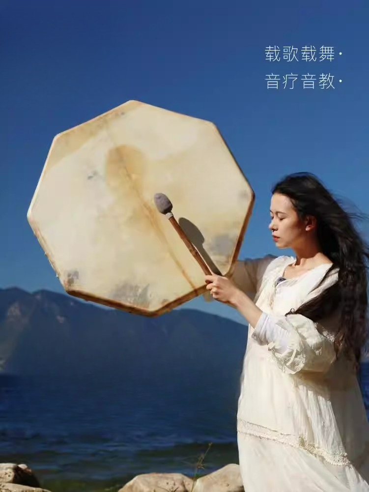 Goatskin Therapy Sound Drum In - đánh giá và giá Frame Drum Goat Skin