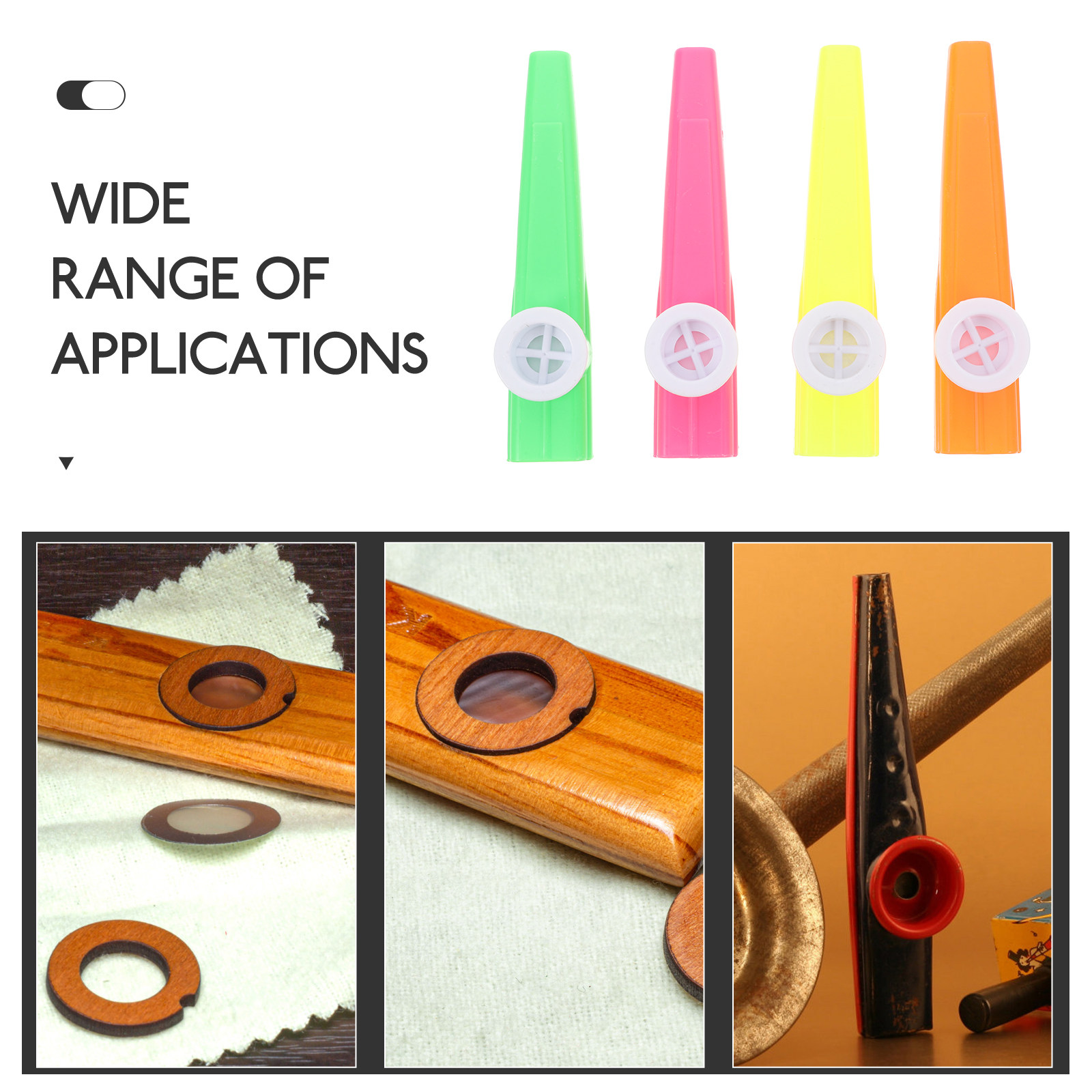 24Pcs Plastic Kazoos Assorted  - đánh giá và giá Musical Instrument Kazoo