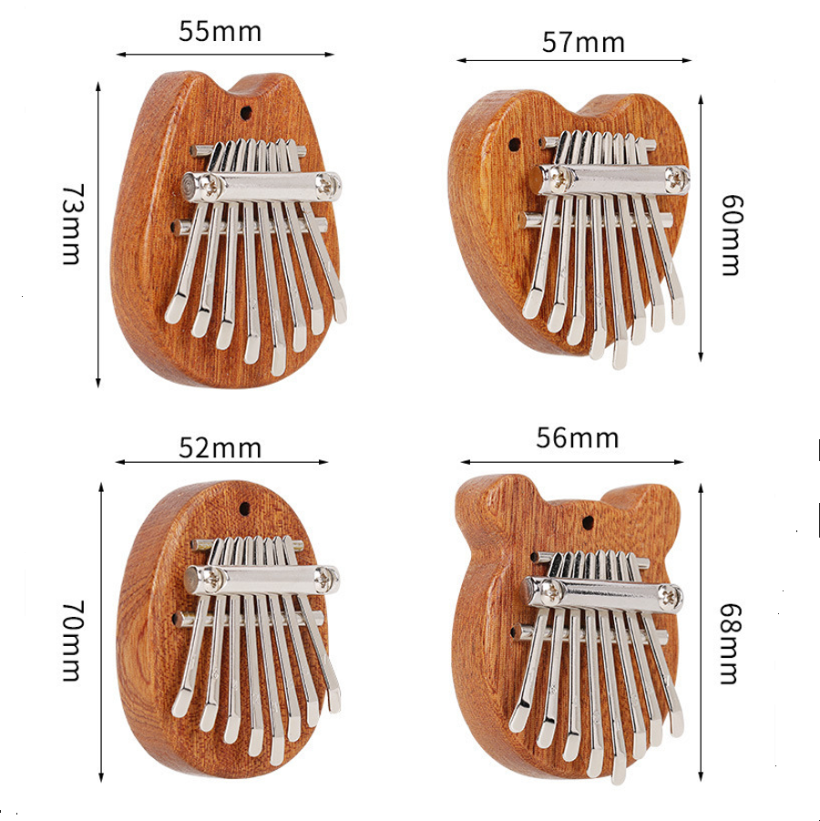 8 Keys Mini Kalimba Wooden Thu - đánh giá và giá A Musical Instrument With Keys