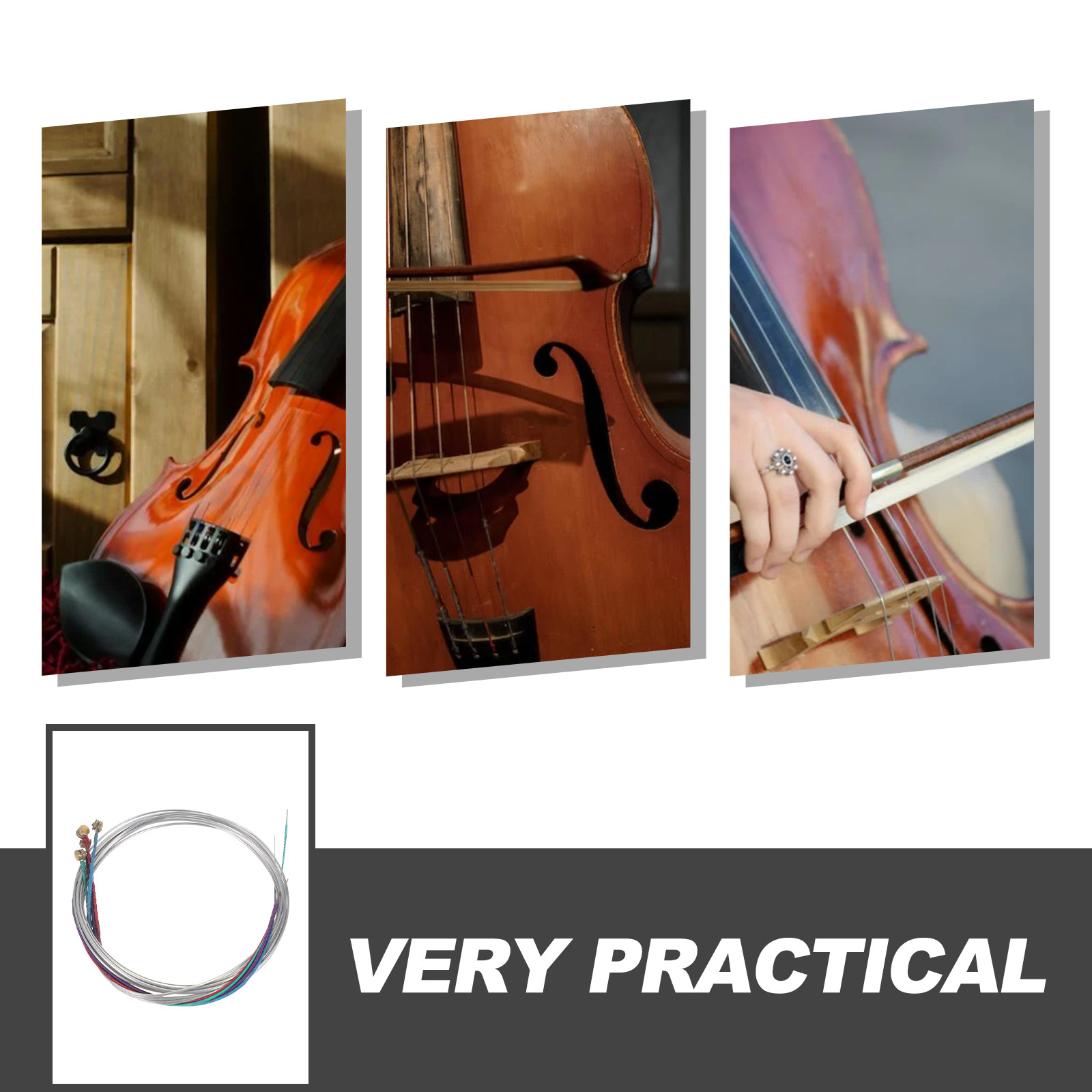 2Sets Viola Strings Metal Musi - đánh giá và giá Musical Instrument Viola