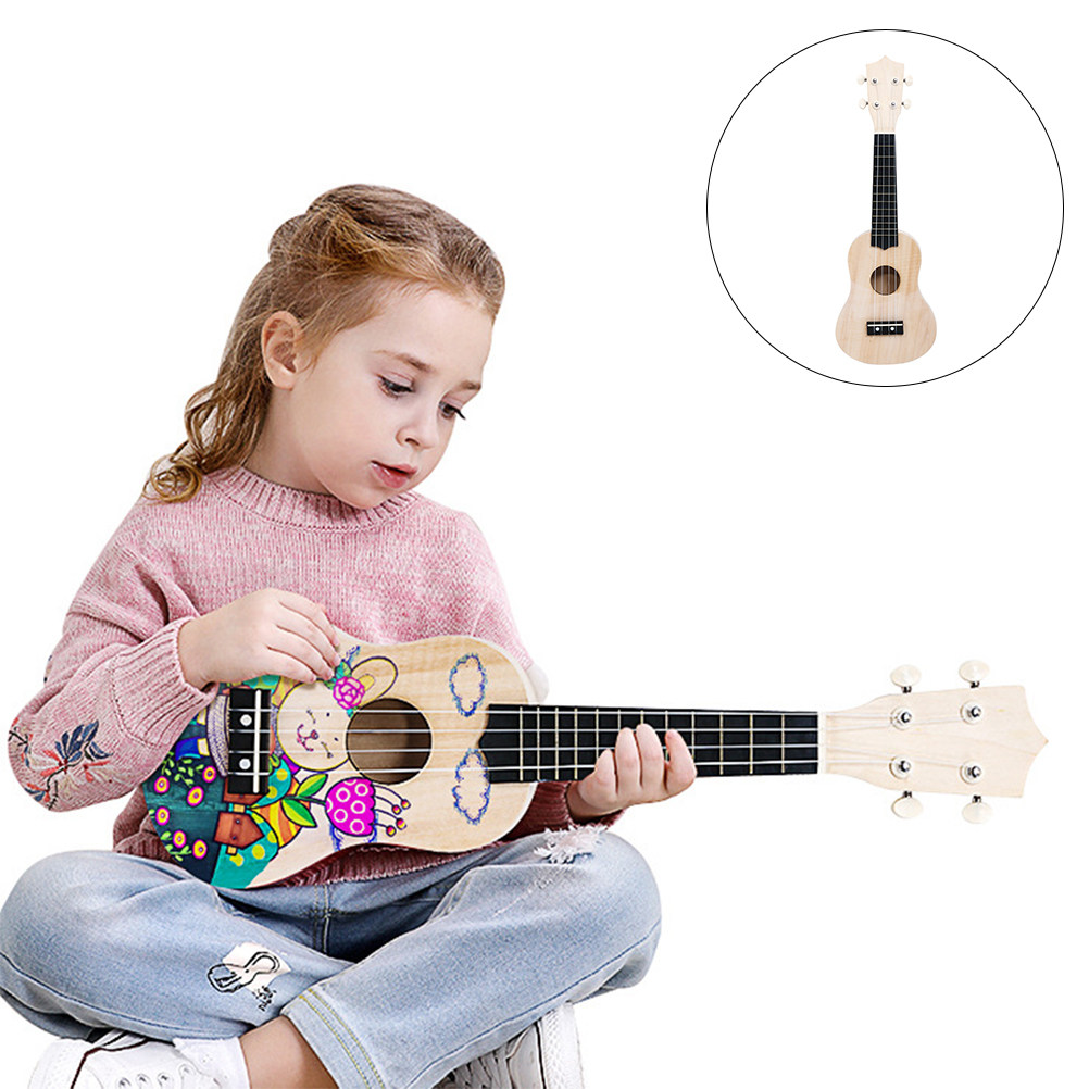 1Set DIY Ukulele Material Kit  - đánh giá và giá Musical Instrument Diy For Kids