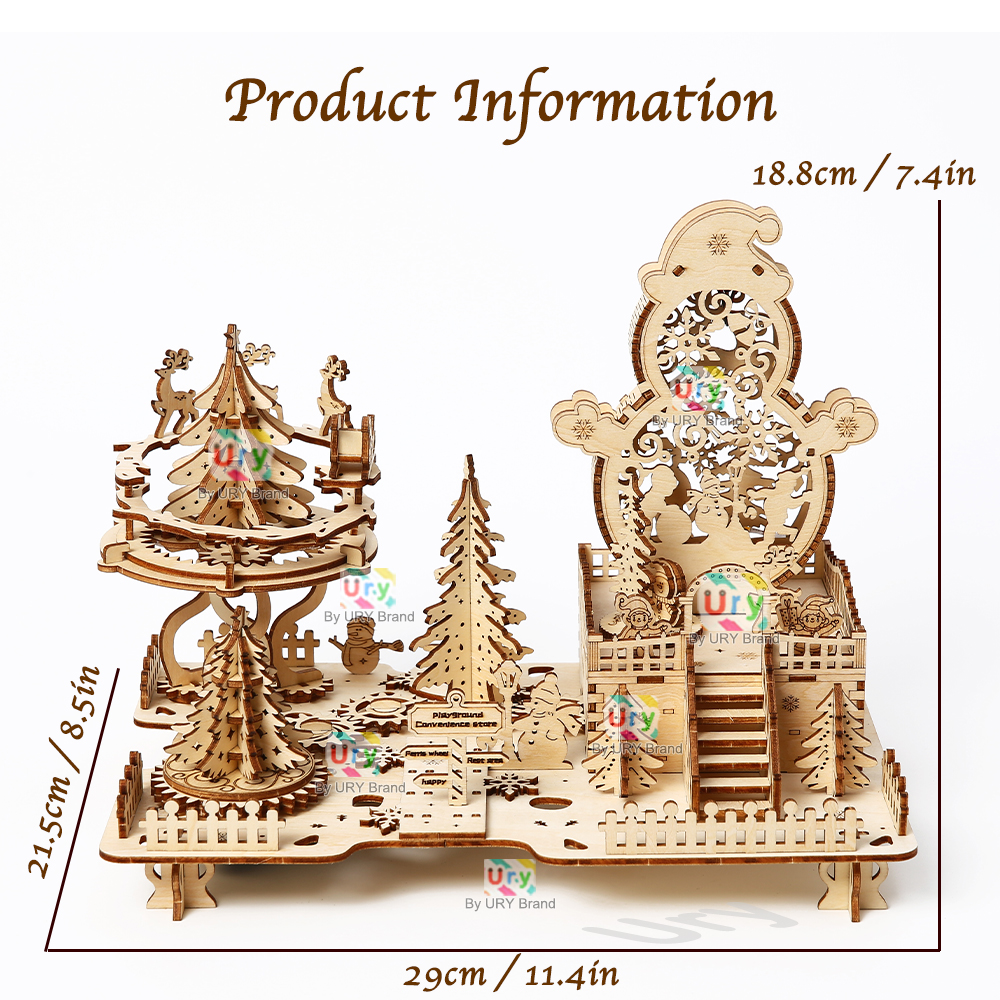 3D Wooden Puzzle Christmas Amu - đánh giá và giá Musical Instrument Park