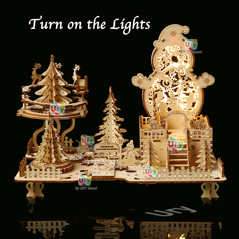 3D Wooden Puzzle Christmas Amu - đánh giá và giá Musical Instrument Park
