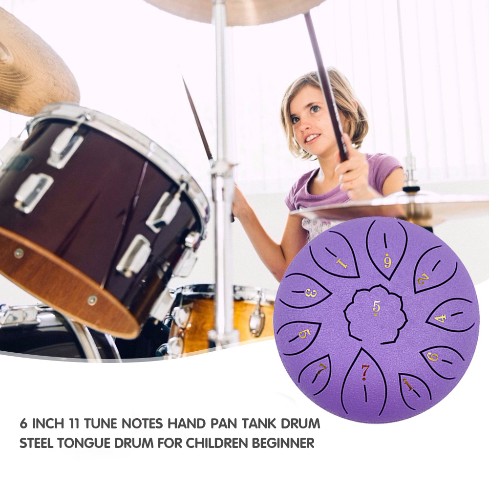 Glucophone Steel Tongue Drum 6 - đánh giá và giá Tongue Drum Steel