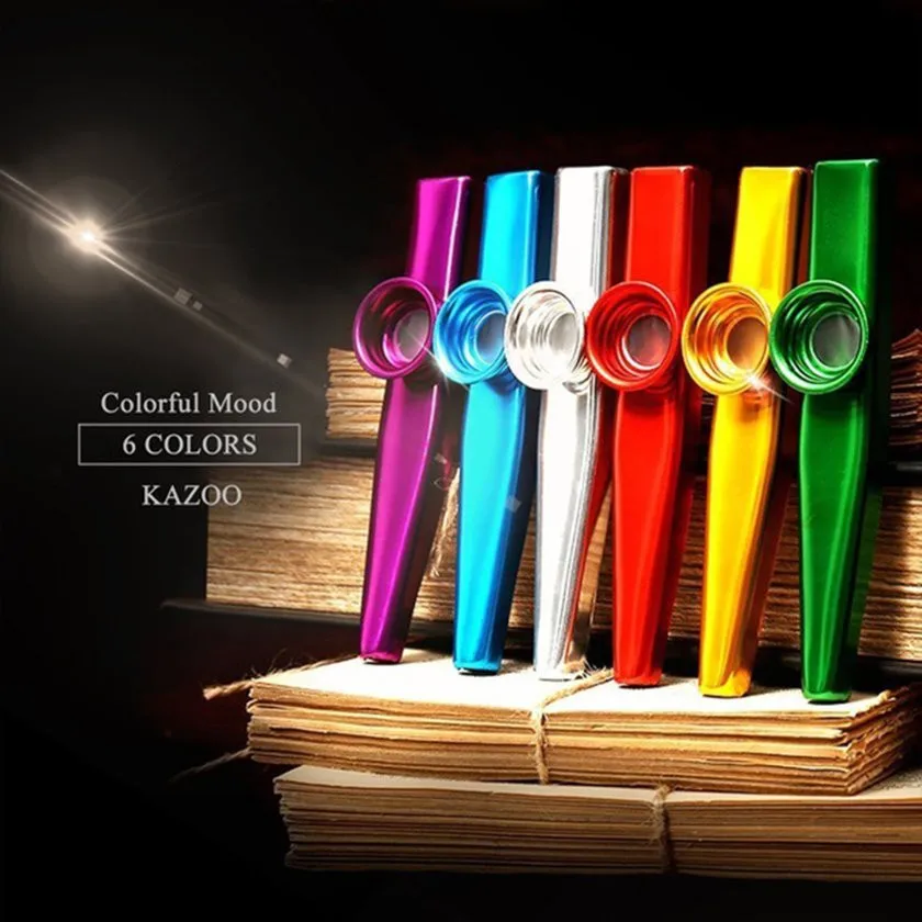 Colourful Kazoo Golden Metal K - đánh giá và giá Musical Instrument Kazoo