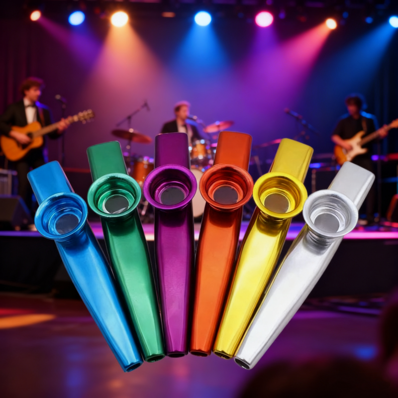 Colourful Kazoo Golden Metal K - đánh giá và giá Musical Instrument Kazoo