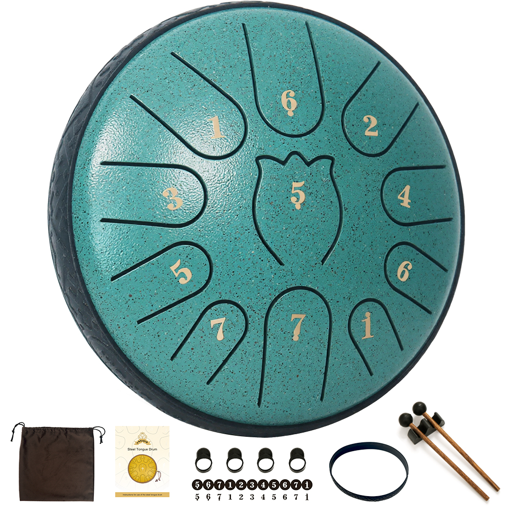 Steel Tongue Drum 6 Inche 11 N - đánh giá và giá Tongue Drum Steel