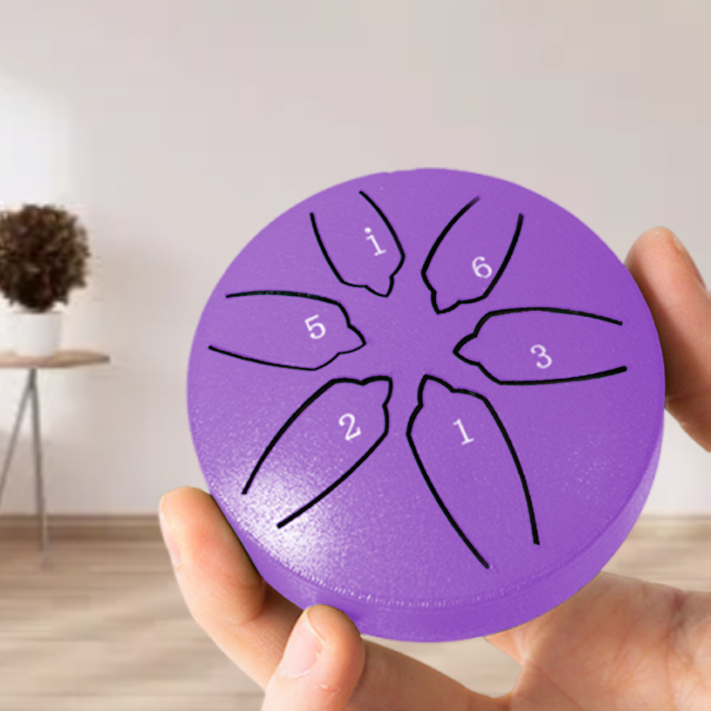 Mini Chakra Drum 3 Inches 6 No - đánh giá và giá Tongue Drum Steel