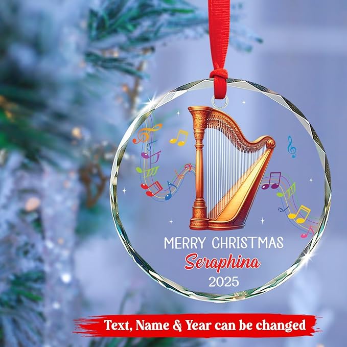 Harpist Musical Christmas Tree - đánh giá và giá Musical Instrument Xmas Ornaments