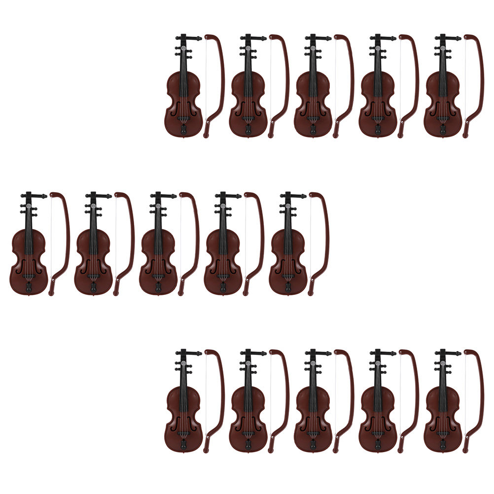 15Sets Mini Violin Decorations - đánh giá và giá Musical Instrument Xmas Ornaments