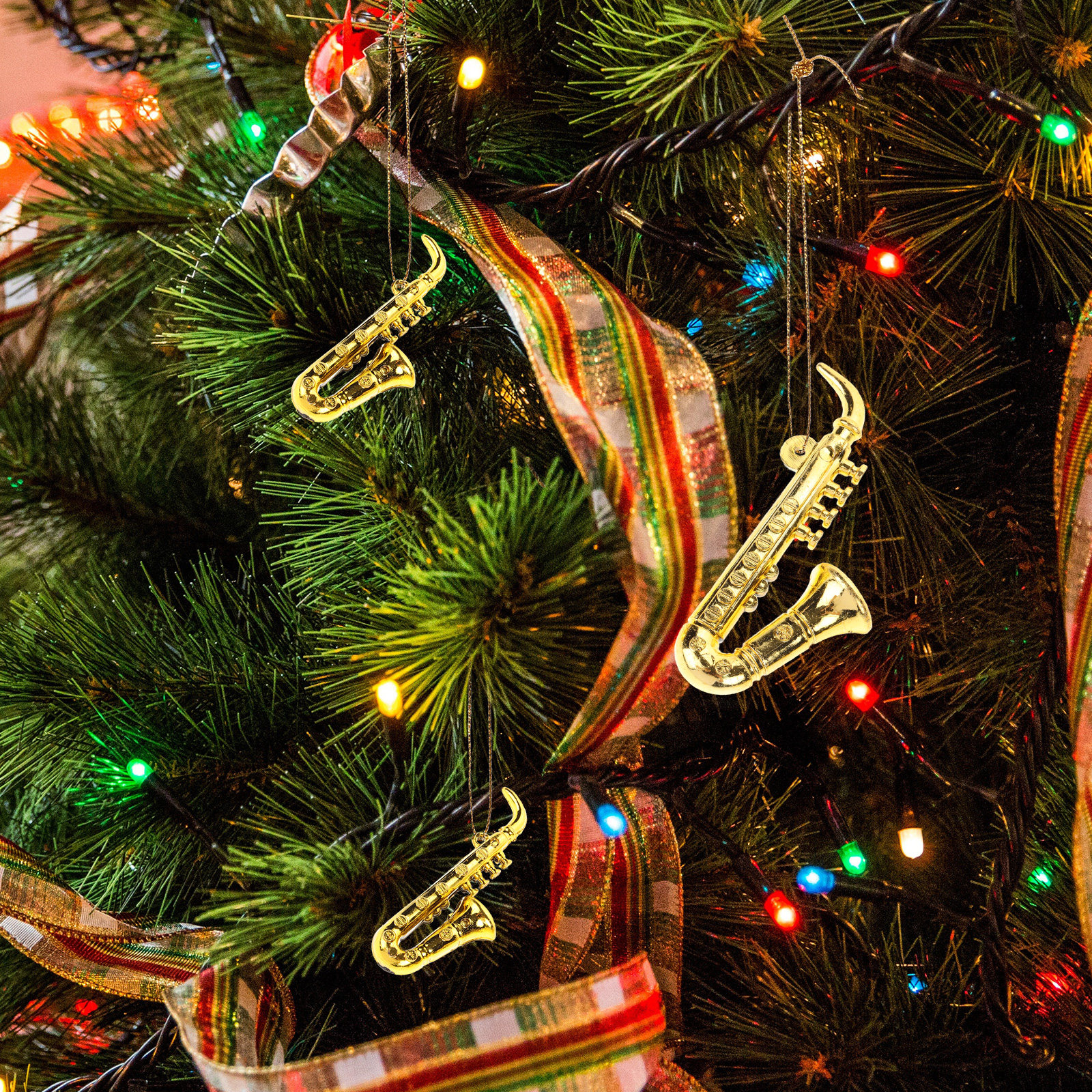 20Pcs Saxophone Decorations Mi - đánh giá và giá Musical Instrument Xmas Ornaments