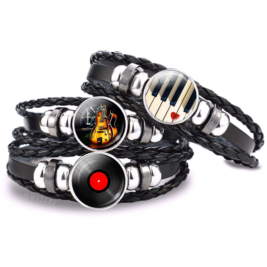 Music Notes Bracelet Vintage V - đánh giá và giá Musical Instrument Glass