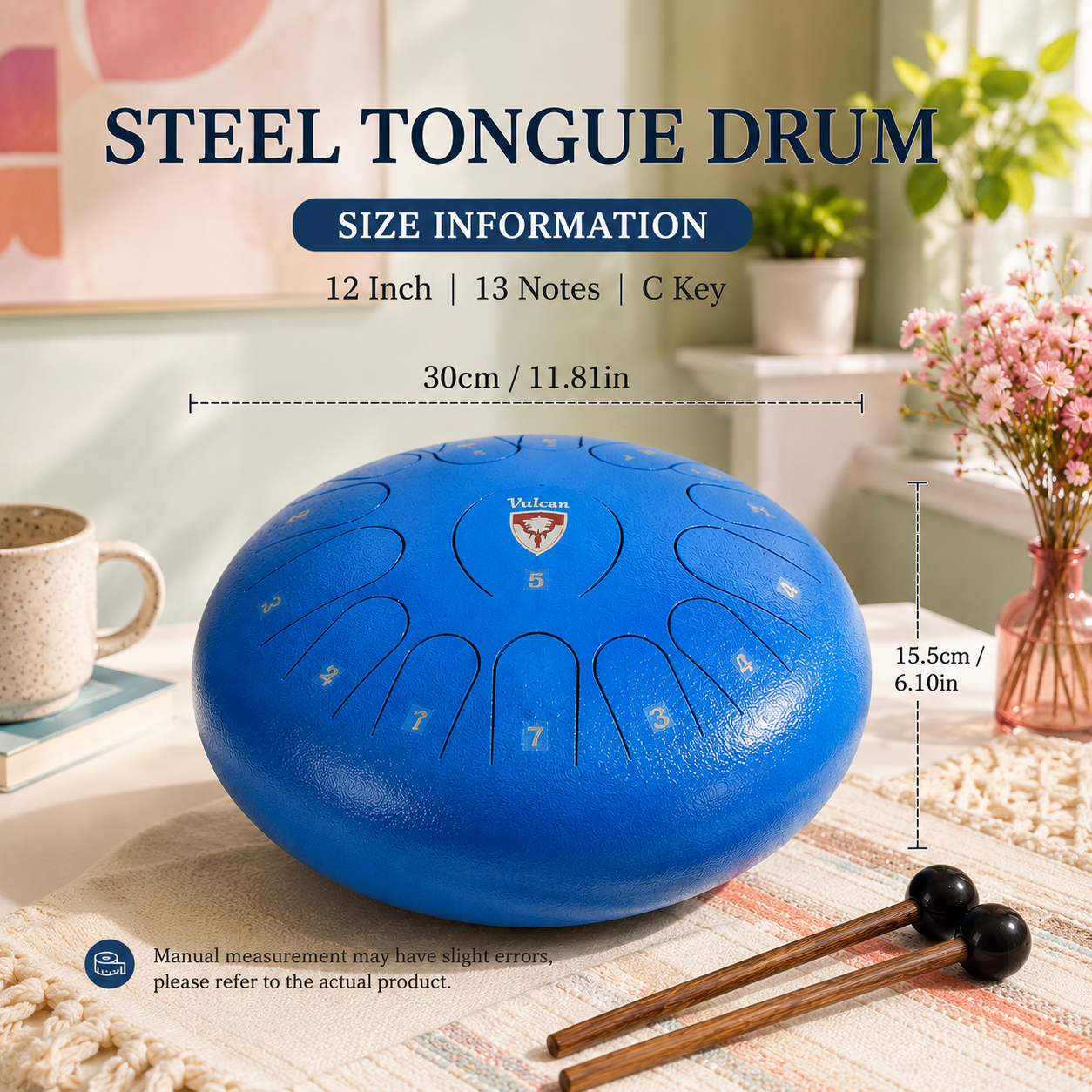 12 Inch steel tongue drum 13 N - đánh giá và giá Tongue Drum Steel