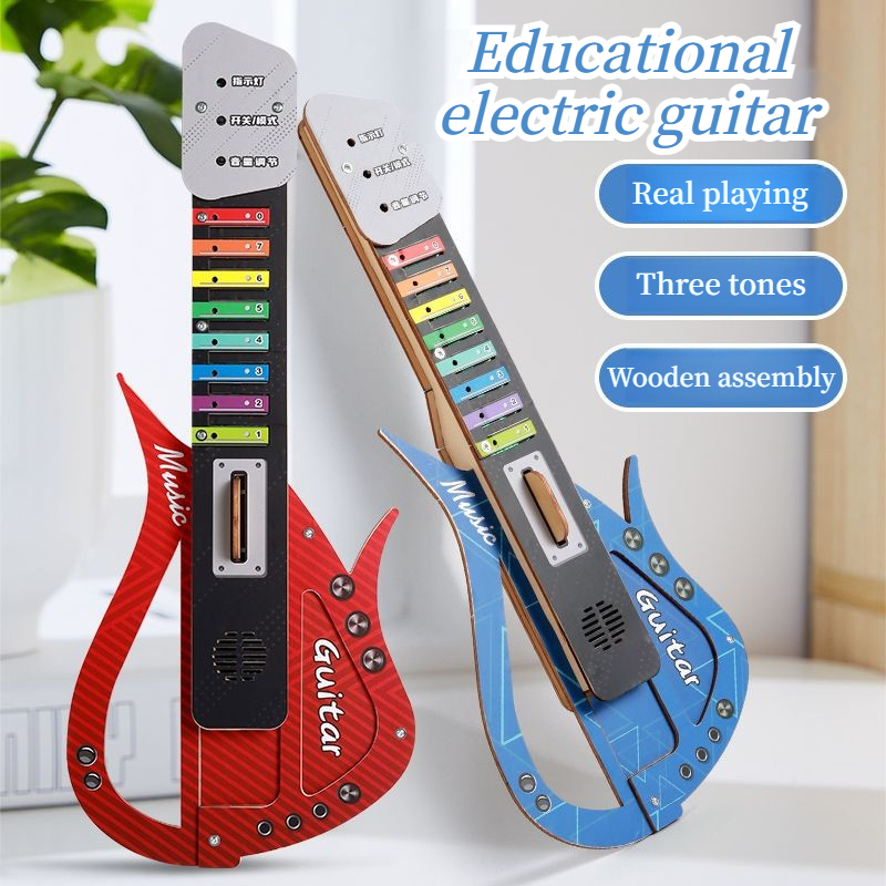 Wooden DIY Electric Guitar Kit - đánh giá và giá Musical Instrument Diy For Kids