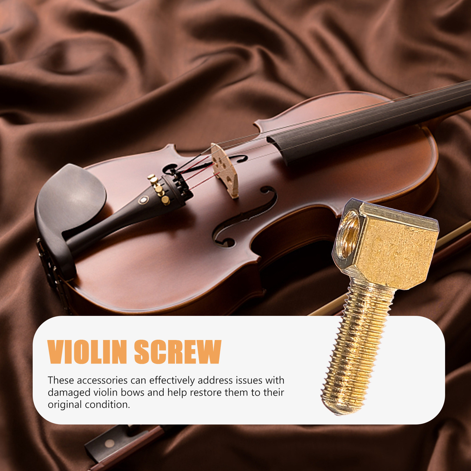 4Pcs Violin Bow Frog Screw Hig - đánh giá và giá Musical Instrument Viola