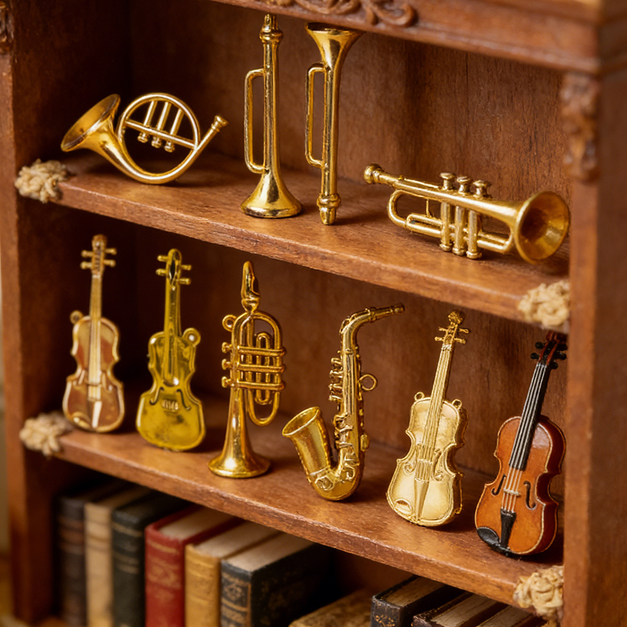 5/10pcs 2-7cm Mini Golden Musi - đánh giá và giá Musical Instrument Saxophone