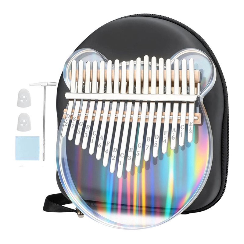 17 Key Clear Acrylic Kalimba T - đánh giá và giá A Musical Instrument With Keys