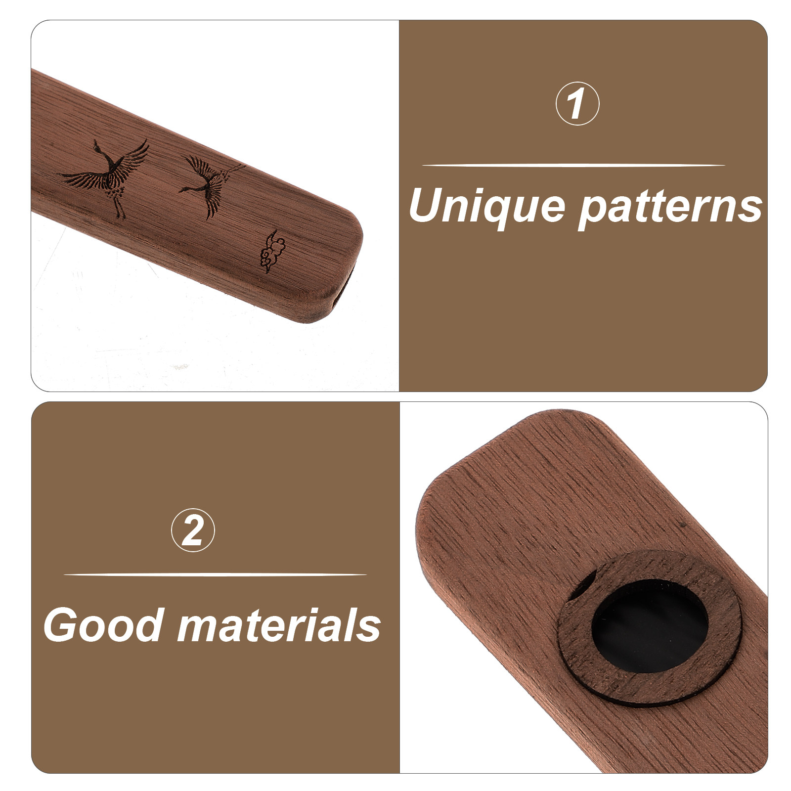 Black Walnut Wood Kazoo for Ad - đánh giá và giá Musical Instrument Kazoo