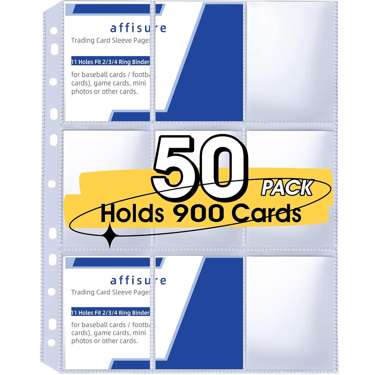 50 Pack 9 Pocket Card Sleeves  - đánh giá và giá Musical Instrument Cajon