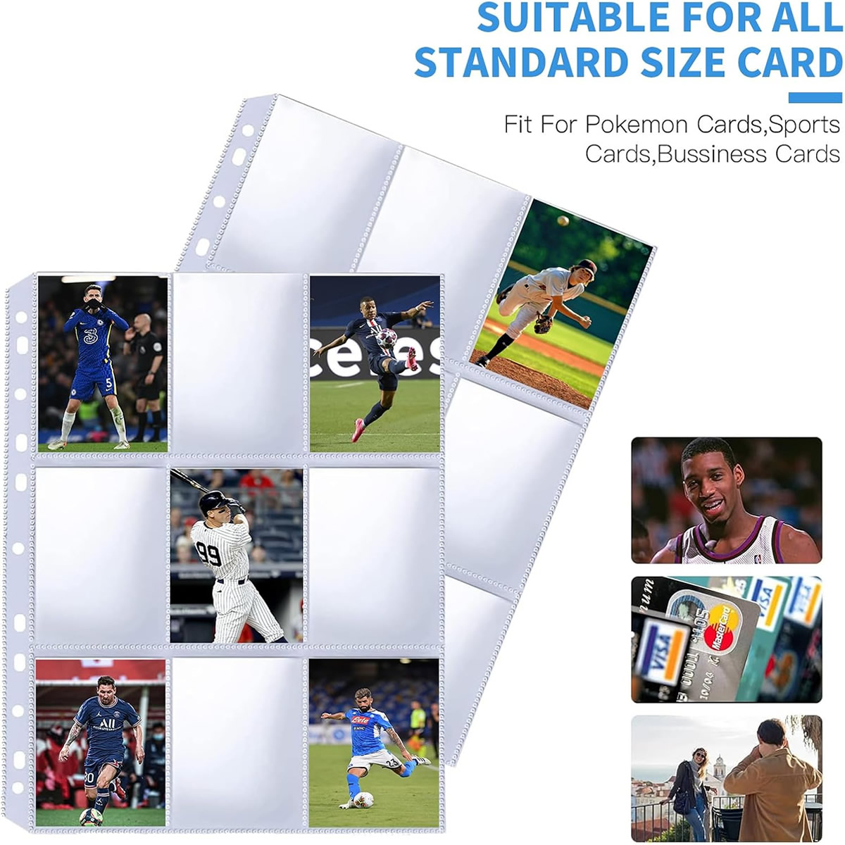 50 Pack 9 Pocket Card Sleeves  - đánh giá và giá Musical Instrument Cajon