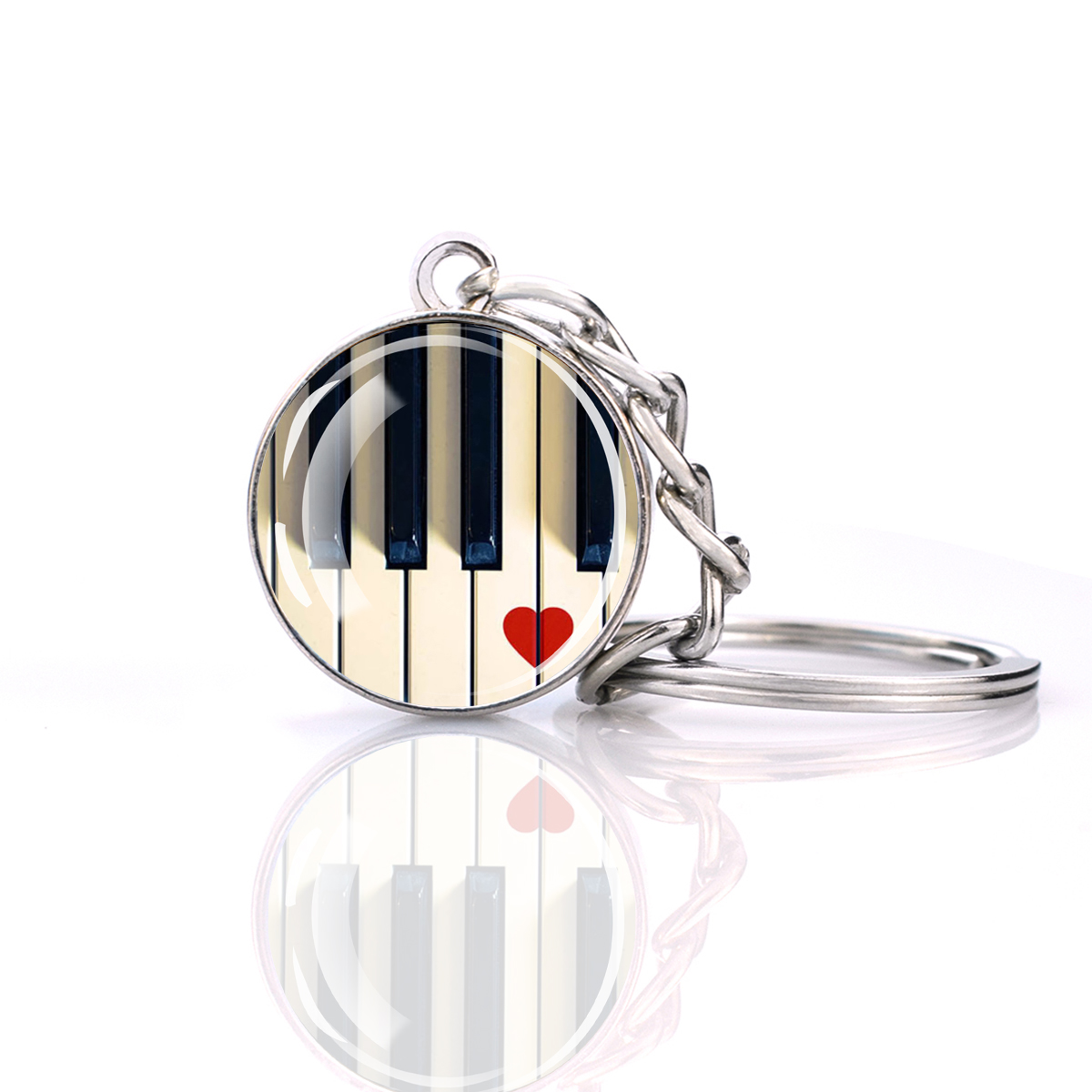 Piano Keychain Music Instrumen - đánh giá và giá Musical Instrument Glass
